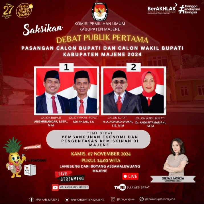 Debat Pilkada Majene